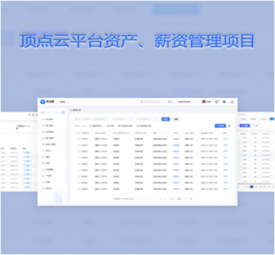 江西宇清信息技术有限公司项目案例：顶点云平台资产、薪资管理项目